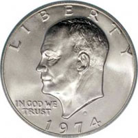 Eisenhower Silver Dollar For Sale